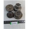 Image 1 : (4) Vintage Grease Hubcaps (Overland, Whippet, International)