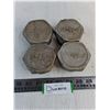 Image 1 : (4) Vintage Whippet Grease Hubcaps