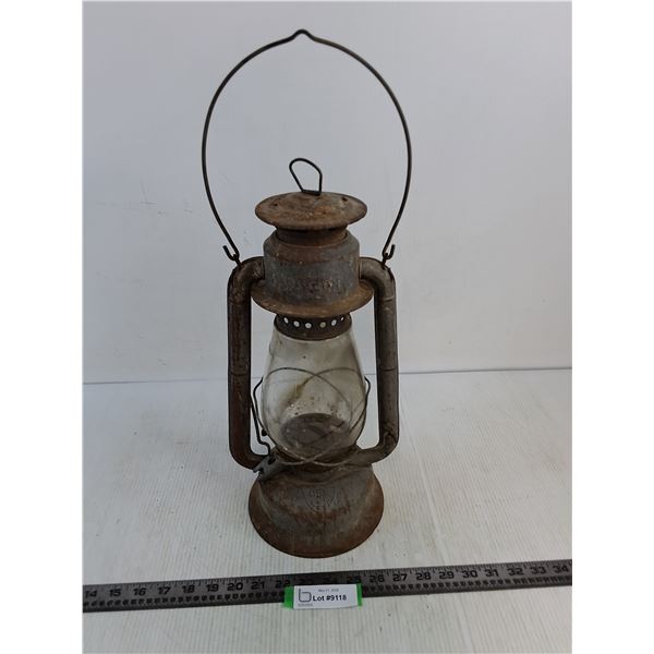 Antique Beacon GSW Oil Lantern - 17" High