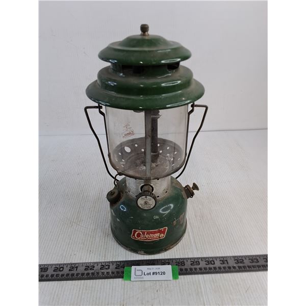 Coleman 220F Oil Lantern - 14" High, Dated 7/67