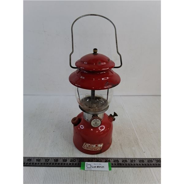 Coleman 200A Oil Lantern - 12" High, Dated 3/69