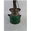 Image 3 : Coleman 335 Oil Lantern, Missing Globe - 12" High, Unknown Date