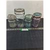 Image 1 : (4) Vintage Glass Sealer Containers (1 Possibly Cracked on Bottom)