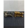 Image 3 : (2) Vehicle Ornaments (Brass Model 'T' & Resin Tractor)