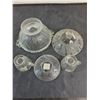 Image 2 : Vintage Jeanette "Iris & Herringbone" Candy Dish & Child Teacups/Saucer
