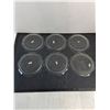 Image 2 : Set of 6 Vintage Jeanette "Iris & Herringbone" 8" Plates