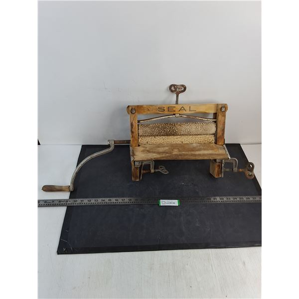 Antique Seal Clothes Wringer - 32" Length - Cannot Ship