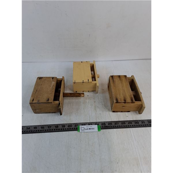 (3) Vintage Butter Presses