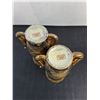 Image 4 : (2) Satsuma Oriental Ceramic Vases - 8.5" Tall