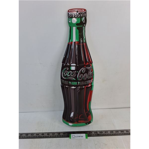 Metal "Coca-Cola Bottle" Wall Decor - 21" High
