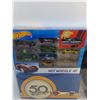 Image 2 : Mattel "Hot Wheels" Kit including 10 Toy Cars & Race Wheel Storage - 24" x 14" - Appears Unopened