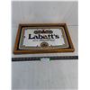 Image 1 : Wood Framed "Labatt's Pilsner" Mirror Clock - 19" x 13"