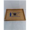 Image 2 : Wood Framed "Labatt's Pilsner" Mirror Clock - 19" x 13"