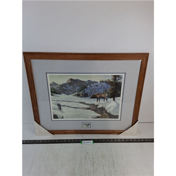 # Wood Framed "Eastern Wilderness" Print by M.S. Wittmann - 26.5 x 21.5" - Pickup Only