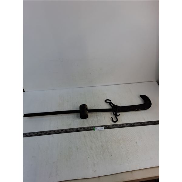 Antique Gurney Beam Scale - 37" Length - Cannot Ship