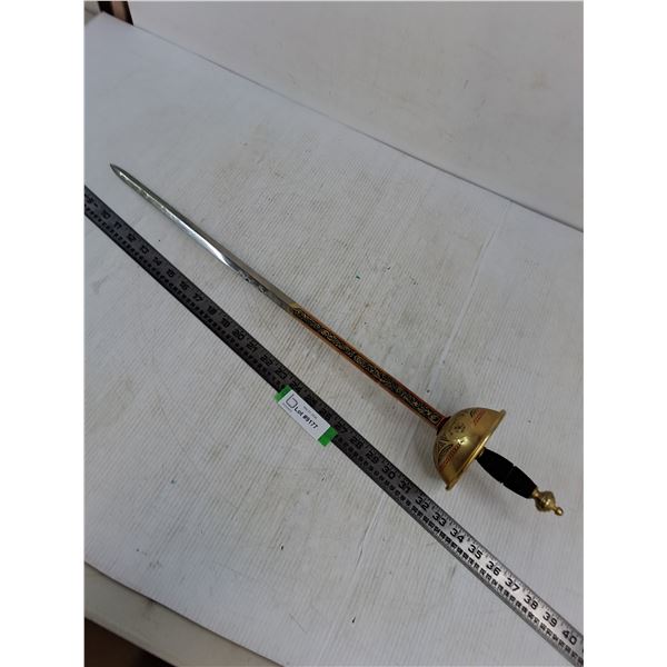 Vintage Spanish "Toledo" Style Sword - 29" Length - Pickup Preferred