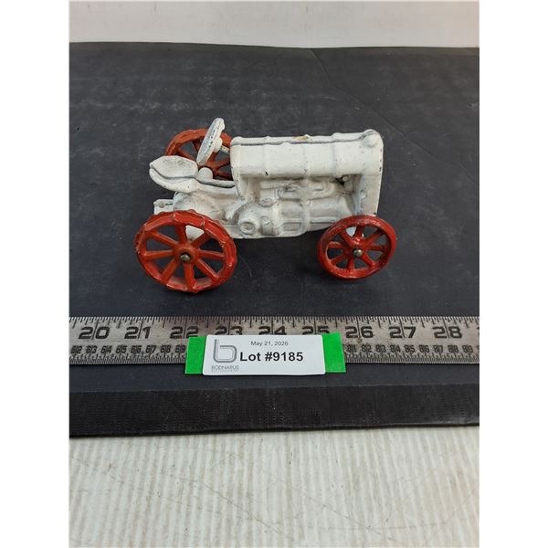 Vintage Cast Iron Tractor Ornament