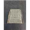 Image 2 : Saskatoon Bicycle License Plate from 1961
