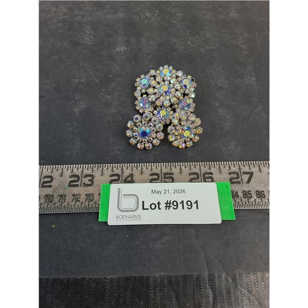 Vintage Jay Kel Brooch & Earrings Set
