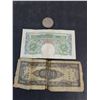 Image 2 : (2) Foreign Bank Notes (5000 Chinese Yuan, 1 Pound British), Alberta Coin Token