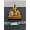 Image 1 : Nothers Mounted Brass Bell & Wooden Gavel Ornament