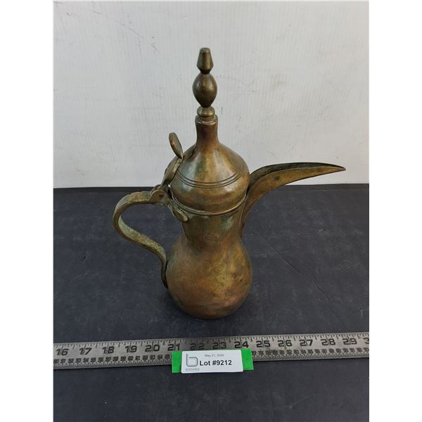Antique Brass Coffee Pot