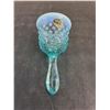 Image 4 : Vintage Fenton Opalescent Ice-Blue Hobnail Glass Bell