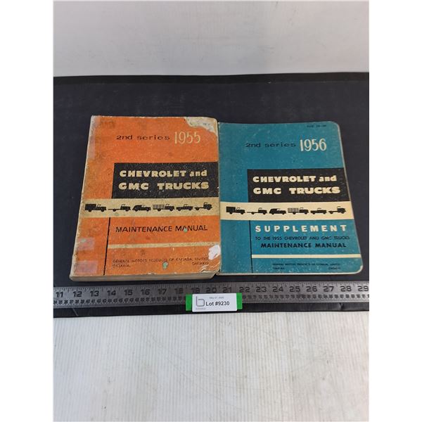 (2) 1950's Chevrolet/GMC Truck Shop Manuals