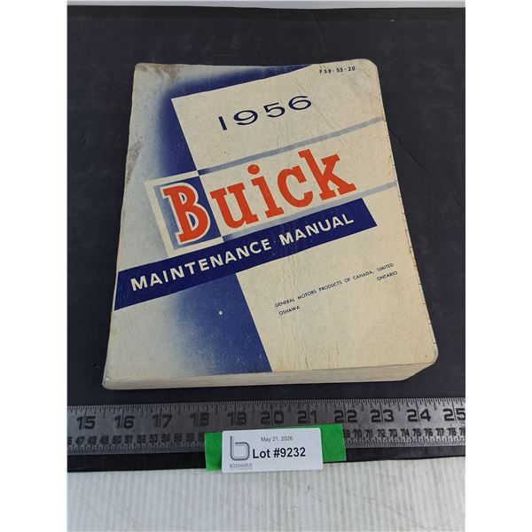 1956 Buick Shop Manual
