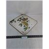 Image 1 : Vintage 14" x 14" Wall Mirror Featuring 2 Birds on a Branch