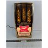 Image 1 : Vintage "Miller High Life" Electrified Sign - Working - 10x17x3.5"