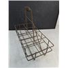Image 3 : Vintage Wire Milk Bottle Carrier w/5 Bottles - Cannot Ship