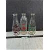 Image 1 : (3) Vintage Milk Bottles (Co-op, Palm, Purity) - Cannot Ship