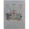 Image 2 : (3) Vintage Milk Bottles (Co-op, Palm, Purity) - Cannot Ship