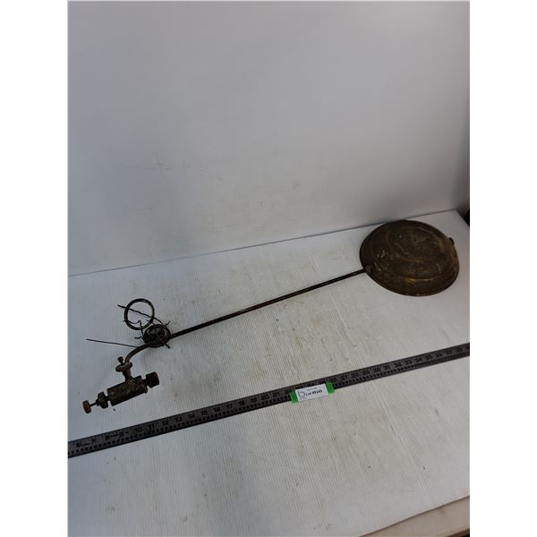 Antique Hanging Oil Lamp - 38" Length - Pickup Only