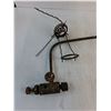 Image 2 : Antique Hanging Oil Lamp - 38" Length - Pickup Only