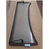Image 1 : Car Windshield from 1920's - 44" x 16" - Cracked Glass - Cannot Ship