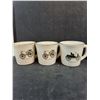 Image 2 : (7) Coffee Mugs, Vintage Ceramic Holder, Hand Broom