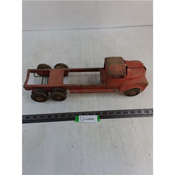 Vintage Folded Metal Toy Truck - 18" Length