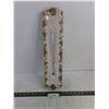 Image 1 : Vintage Ceramic Wall Thermometer - 21" Length