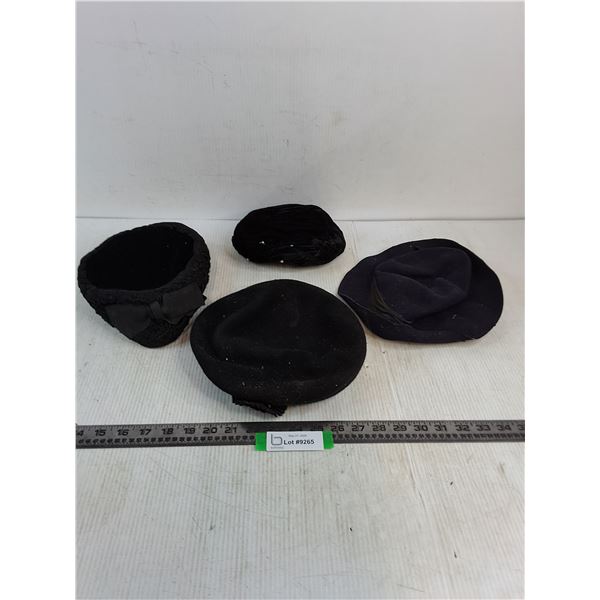 (4) Vintage Ladies Hats