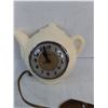 Image 2 : Vintage Sessions Teapot Wall Clock - Needs Re-Wiring, As is