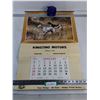 Image 1 : 1952 Promotional Wall Calendar for Kinistino Motors