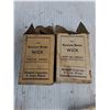 Image 3 : Vintage Oil Lamp Wicks & Parts