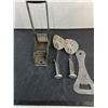 Image 2 : Vintage Lot (French Fry Maker, Shoe Stretchers, Bottle Opener)