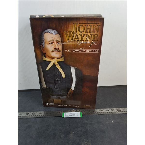 NIB Sideshow Collectibles "John Wayne - US Cavalry Officer" 12" Action Doll