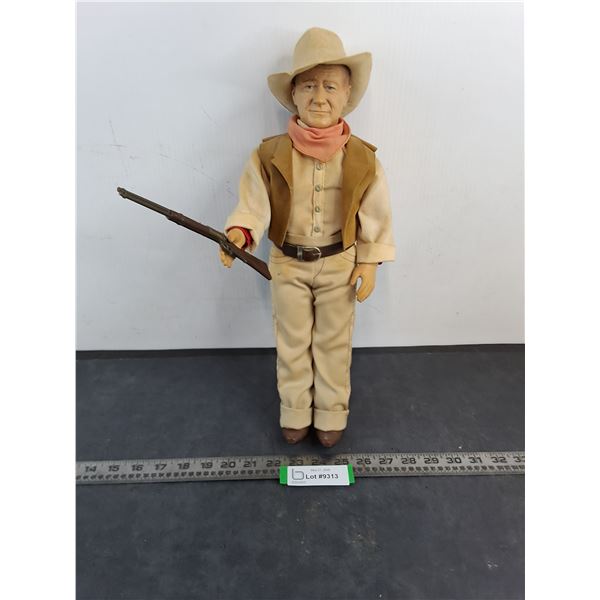 12" Action Doll of "John Wayne - The Cowboy" w/Hat & Rifle