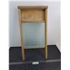 Image 1 : Antique "Canadian Woodenware" Wash Board - 24" x 12" - Pickup Preferred