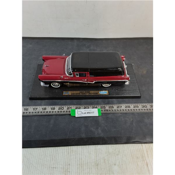 Mounted "Road Legends" Replica Diecast 1957 Ford Courier Sedan Delivery