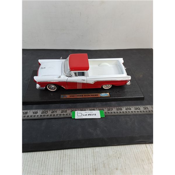Mounted "Road Legends" Replica Diecast 1957 Ford Ranchero